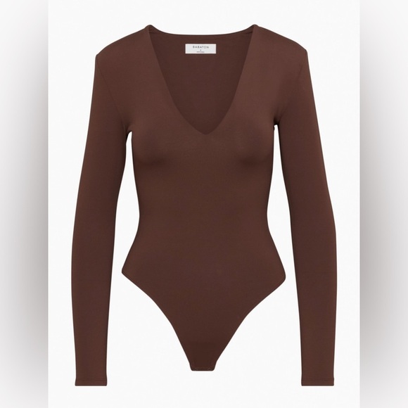Aritzia Babaton Contour Shoulder Pad V-Neck Bodysuit - Picture 3 of 8
